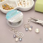 Beadsmith Craft Wire Brushed Silver  18  20  22  24  26  28 Gauge Wire Element