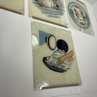 Vintage Glass Movie Projector Slides Lot Of 4