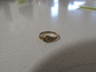 10k Gold Baby Ring With Clear Stone   less Than Size 1 0   1 