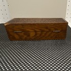 White Sewing Machine Company Antique Wooden Sewing Box Ornate Design Pre-1930