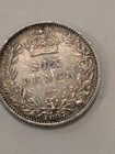 1887 Great Britain 6 Pence Queen Victoria Circulated