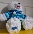 New Nt Dan Dee Snowflake Teddy 2016 Holiday 20  Plush Stuffed Bear Free Ship 