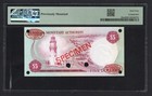 Bermuda 5 Dollars 1-4-1978 P29as  specimen  Uncirculated Grade 64