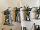 Lot Of 10 Vintage Marx Alamo Shako Hat Mexican Soldiers