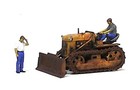 Ho Scale Dozer Fsm Scene For Diorama Weathered 1 87 Brass   Plastic Custom