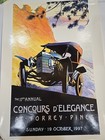 Vintage 1997 Concours D elegance 17th Annual Car Show Poster Torrey Pines 20x30