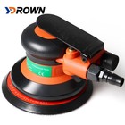 Air Orbital Sander 5  Dual Action Palm Sander With 5 16-24 Thread Backer Pad