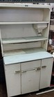 1900  sellers  Enamel Hoosier Cabinet Complete Icebox  flour Sifter   Sugar Box