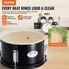 Vevor Kids Drum Set 5-piece 16 In Beginner Children Drum Set With Throne Black