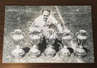 Alfredo Di Stefano Inscription Signed Photo 6x4 Authentic Auto Real Madrid