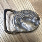 Vintage - Tech Ether Guild  pharoah s Horses  Solid Brass Belt Buckle 1970s