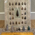 Lot Of 31 Stone Arrowheads Origin Unknown
