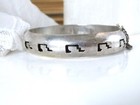 Vintage Mexico Sterling Silver 925 Shadowbox Bracelet 7 5 