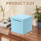 Piggy Bank For Adults  Blue Metal Piggy Bank Money Saving Box  4 72 Inch