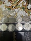 Lot Of 10 90  Silver Peace Dollars 