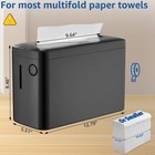 Countertop Paper Towel Dispenser Multifold Trifold Hand Towel Holder Commercial