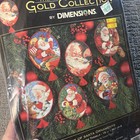 Dimensions Gold Collection Cross Stitch Kit Spirit Of Santa Ornaments 8755