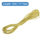 Twisted Cord Trim  11 Yard 2mm 3-ply Twine Braided Rope Thread String Gold