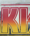 1970   s Kiss Mirror With Graphic Logo 8   x10   -original Owner