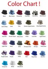 Gelante Solid Color 100  Cotton Bucket Hat For Women And Men Small-medium Black