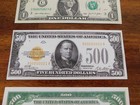 Reproduction U s   500 Dollar Bill Series 1928 Money Currency Photo Copy New 