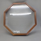 Kershaw Knife Wall Display Case Vintage Octagon Wood Frame Plexiglass