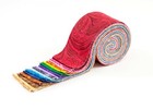 2 5 Inch Rainbow Swirl  Jelly Roll 100  Cotton Fabric Quilting 17 Strips Marble