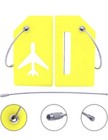 Silicone Luggage Tag Baggage Handbag School Bag Suitcase Instrument Tag 5 Pack