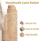 Cane Webbing 24  Width Natural Rattan Webbing Roll 3 3ft Caning Material With 3 