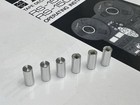 6 Silver Aluminum Switch Covers For Technics Reel To Reel Deck Rs1500 Rs1506 New