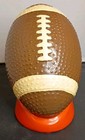 Vintage Rare F a b Starpoint Football Coin Bank On Base Ceramic Plug Included 