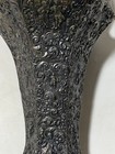 Vtg Barbour Sp International Silver Repousse Hexagonal Trumpet Basket Vase  3740