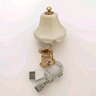 1 12 Scale Dollhouse Miniature Baby Doll Nursery Childs Girls Lighted Table Lamp
