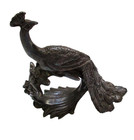 Reed   Barton 1824 Collection Silver Plate Peacock Napkin Ring