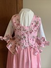 Lg Blossom   Dot Outlander Bodice  Pirate  Colonial  Rev War  Ren Faire  Nwot