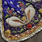 India Ladda Gepal Skirt Ornate Christmas Tree Skirt Embroidered Premium Silk