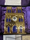Disney Hunchback Of Notre Dame Bulova Miniature Collectible Clock     d Running