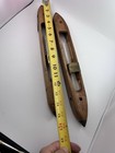 Antique Vintage Wooden Wood Textile Mill Weaving Loom Shuttle Large 15  Lot Of 2