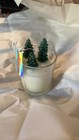Rachel Zoe Green Frosted Winter Christmas Tree Candle Tiktok Rare