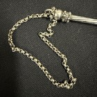 Sterling Silver Torah Pointer Yad With Chain 
