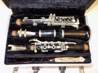 Jean Cartier Artiste Paris France Ebony Wood Clarinet W  Case     Vintage Soprano