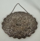 Vintage Turkish Wedding dowry Hanging Mirror Large 900 Silver 20 74 Oz Tw