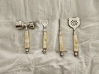     darren Ransdell 4-piece Bar Tool Set     Bone Handles  Mcm Elegance             