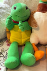 Lot Of 3 Storybook Plush Toys Vintage Clifford Franklin Puppet Duck At The Door
