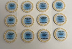 Nude Brothel Casino Chips Complete Set Of 12 Calendar Girls