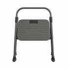 Cosco 1 Step All Steel Step Stool  Black  Folding Step Stool  225 Lb Capacity2pk