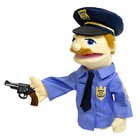 16    Police Hand Puppet For Kids With Retractable Control Rod Interactive Toy