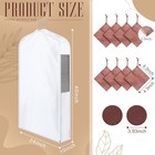 Sets 40   X4   X 10   Short Cotton Garment Bags For 40 X 24 X 10 Inch 2 White