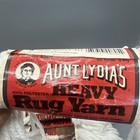 Lot Of 5 Skeins Vintage Aunt Lydia   s Rug Craft Yarn White 100  Polyester