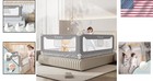 Safe And Stylish Toddler Bed Rail - Fits All Bed Sizes  Secure And Comfortable